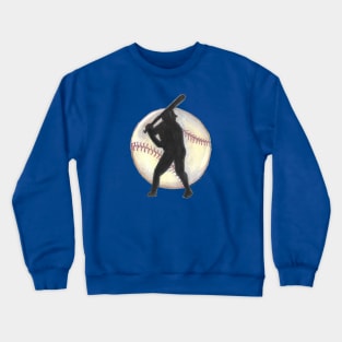 Baseball Silhouette Crewneck Sweatshirt